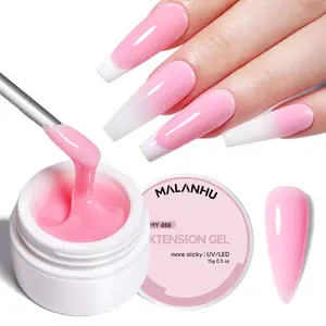 Wholesale Solid Color extension gel nail Supplies uv builder gel for nail extension kit uv gel
