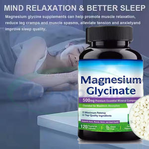 Glicinato de Magnesio Ausreson 3 en 1, 120 Tabletas, Precio de Marca Privada OEM, Suplemento para Dormir, Tabletas de Glicinato de Magnesio de 400 mg y 500 mg - Product Image 2