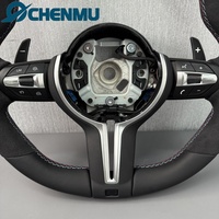 Volant sport en faux daim rouge MP personnalisé, fourni par l'usine, pour BMW F30 F10 F15 F36 F01 F20 F22 F25 F31 F32 M3 M4 M5 M6