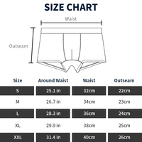 Caleçons Boxers Homme en Coton Extensible Personnalisable Sous-vêtements Classiques Confortables en Modal Shorts pour Hommes