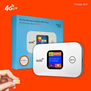 OEM工場中国dnxt MF880 mifis5gポケットwifiポータブル2100mAhQoSルーター4GポータブルポケットカーWi-Fi