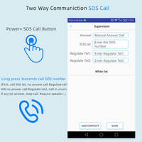 Dispositivo de Monitoreo de Audio Espía Profesional GSM Pequeño para Espionaje Remoto y Oculto con 4G 2G 3000mah de Larga Distancia