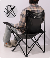 Drapeau du pays Offre Spéciale Logo personnalisé imprimé chaise de pêche en plein air pliante Portable métal Camping chaise de plage pliante