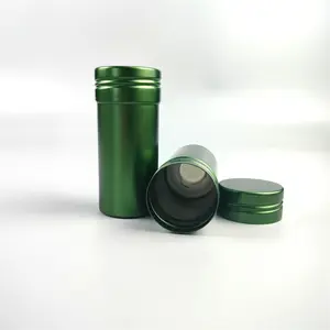 Deodorantverpackung Aluminium 75 g oben füllender bunter Deodorantbehälter Deodorant-Stick für Haarwachs
