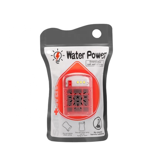Eco-friendly Emergency Lamp Salt Water Powered Lamp for Outdoor Camping