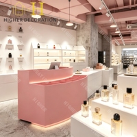 Étagère cosmétique tendance, armoires à parfums, mobilier de présentation pour magasin, vitrine de présentation pour parfums