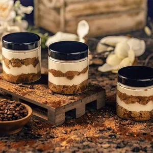 Trung Quốc bán buôn thực phẩm tùy chỉnh gia vị Jar bao bì container kẹo ice cream Jar nhựa Cookie Chum có nắp đậy