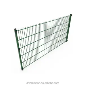 2d Twin Wire Galvanized Steel Welded Mesh Panel Factory 868 Welded Fence Double Wire Fence