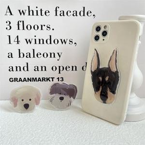 Ins karikatür köpek tembel kişi teleskopik damlayan tutkal cep telefonu gaz kapsül stent akrilik cep telefonu stendi - Product Image 3