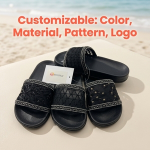 Sandalias Planas de Verano para <span class=keywords><strong>Mujer</strong></span>, Punta Cuadrada, Estilo Bohemio, <span class=keywords><strong>Chanclas</strong></span> Ligeras Inspiradas en Hawái para la Playa, Picnics y Vacaciones - Product Image 1