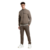 Ensemble de survêtement hybride, tissu confortable, survêtement de football, logo personnalisé, survêtement pour hommes
