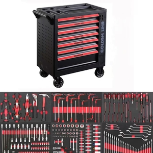Professional Heavy-Duty 7-<b>Drawers</b> Rolling Metal <b>Tool</b> Cabinet 279pcs Hand <b>Tool</b> Sets for Garage Storage and Auto Repair - Product Image 1