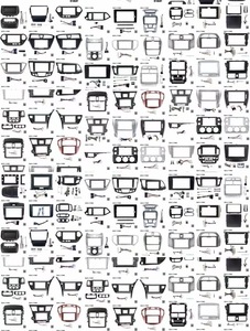 Miễn Phí Khuôn Mở Nhà Máy Xe Stereo Cài Đặt Bộ Dụng Cụ Phụ Kiện Xe Hơi Fascia Car Dvd Player Android Bảng Điều Khiển Đài Phát Thanh Khung - Product Image 3