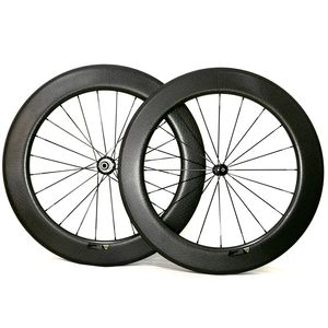 BIKEDOC-<span class=keywords><strong>ruedas</strong></span> de bicicleta de <span class=keywords><strong>carretera</strong></span> de carbono WR2580V, nuevas tendencias, superficie ensanchada, 700c, 80mm de alto, 25mm de ancho, <span class=keywords><strong>Tubular</strong></span>, forma de U - Product Image 6