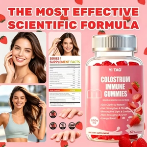 Gélules de colostrum bovin 1500mg OEM ODM - Soutien immunitaire, Nutrition vitaminique, Cheveux et ongles, Santé intestinale - Product Image 5