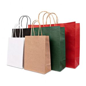 Bolsa de Papel Kraft Marrón con Asas, Impresa con su Propio Logotipo, para Compras y Regalos - Product Image 2