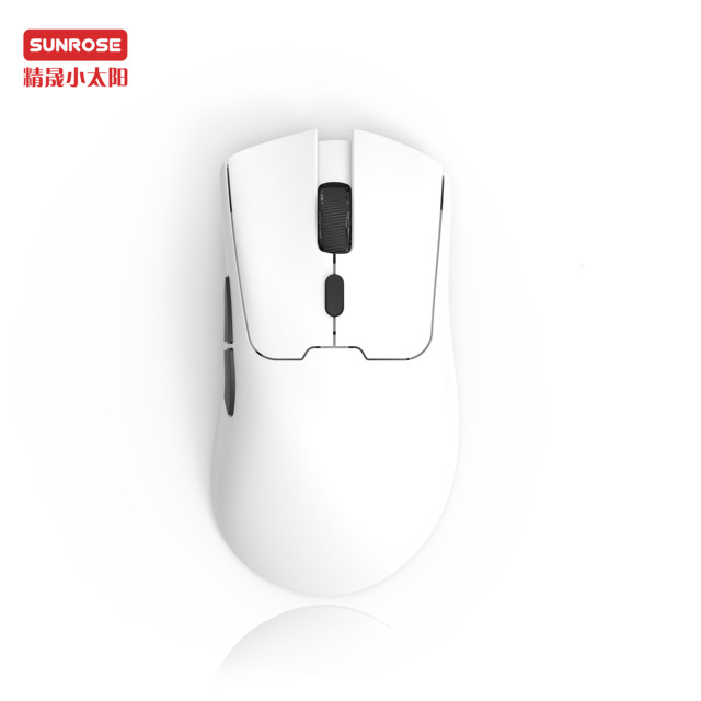 Ergonomic Rechargeable USB Type-C RGB Backlit 8000 DPI 2.4G & BT Lightweight Wireless Gaming Mouse OMR228 for Laptop PC