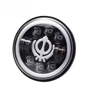 Faro LED Impermeable IP68 de 7 Pulgadas, 75W, 10000LM, 6000K, con Anillo Halo y Ojo de Ángel, Luz Alta/Baja para Ranger - Product Image 6