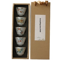 Bol à thé Kung Fu de style japonais tasse de dégustation rétro kaki glaçure craquelée tasse personnelle en céramique pour maîtres de thé