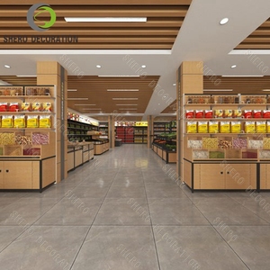 Estante de exhibición de supermercado Estantes de estantería de <span class=keywords><strong>metal</strong></span> ligeros para exhibición de tienda Tienda de conveniencia - Product Image 1