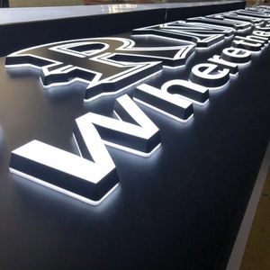 3D biển hiệu logo kinh doanh dấu hiệu ngoài trời 3D logo Acrylic chữ dẫn <span class=keywords><strong>Backlit</strong></span> dấu hiệu <span class=keywords><strong>LED</strong></span> <span class=keywords><strong>signage</strong></span> - Product Image 6