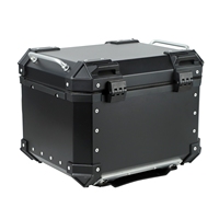 JPAD 36L Boîte arrière et top-case en alliage d'aluminium pour moto, étanche, adaptable/améliorable avec garantie d'un an