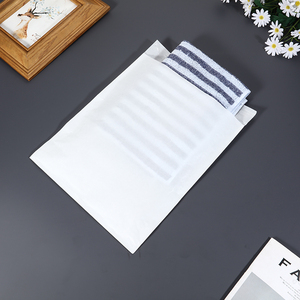 Tùy Chỉnh Màu Sắc Mờ Sáp 18Mm Màu Hồng Trắng Có Thể Tái Chế Fsc Thiết Kế Logo Tự Dính Giấy Baggies A4 Glassine Túi Cho Quần Áo - Product Image 3