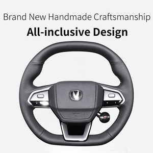 Accessoires <span class=keywords><strong>de</strong></span> voiture, décoration intérieure, <span class=keywords><strong>housse</strong></span> <span class=keywords><strong>de</strong></span> <span class=keywords><strong>volant</strong></span> en cuir cousue à la main pour Changan Univ 2026 - Product Image 3