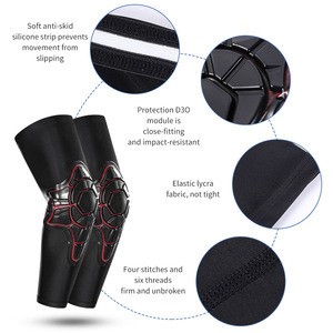 Ống Tay Áo Bảo Vệ Khi Đạp Xe Bằng PU Có Đệm Cho Bóng Rổ Thể Thao Miếng Đệm Tay Áo Khuỷu Tay Bằng Vải <span class=keywords><strong>Lycra</strong></span> Polyester Co Giãn - Product Image 6