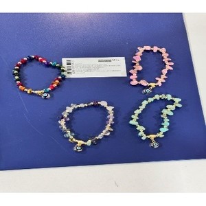 Pulsera Elástica con Cuentas de Piedra DAFNI BIG PAZAR, Piedras de Cristal, Diferentes Diseños, Unisex, Regalo, Hecho en Estambul, Número de Modelo 44 - Product Image 1