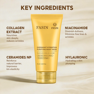 ホットOEMナイトラップディープコラーゲンオーバーナイトマスクフェイシャルリフティングスキンケアアンチリンクルバイオコラーゲンフェイスマスク - Product Image 2