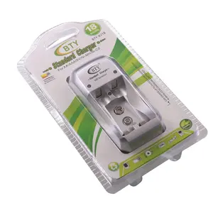 Bty 2 Sleuven Acculader Voor 1.2V Ni-Mh Oplaadbare Aa 3a Batterijen 9 Volt Ni-Mh Oplaadbare Batterijen