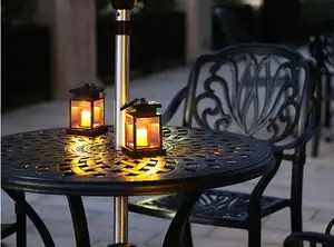 屋外装飾風景ガーデンレストラン食堂ウォールランプポータブルハンギングソーラーLEDライトソーラーパワードキャンドルライト