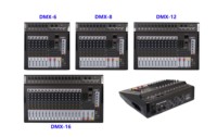 Demao DMX-16 console 16 canaux mixage 16 effets dsp interface usb puissance sonore mélangeur audio