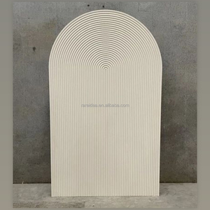 Arco de Boda de Acrílico Blanco, Decoración para Fiestas, Fondo Ondulado, Base Redonda para Pastel, Suministros para Bodas - Product Image 3