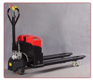 Transpaleta semieléctrica de 3000kg, apilador de montacargas, manejo de materiales, transporte, elevación, movimiento, CC, todoterreno, carga de 2000kg - Product Image 3