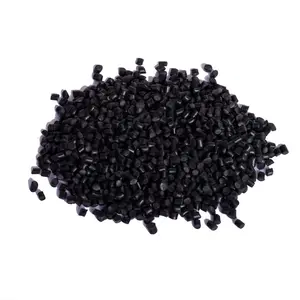 Bahan Mentah PVC hitam butiran PVC Resin Virgin polivinil klorida pelet senyawa