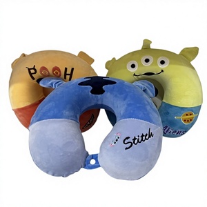 Almohada en Forma de U de Espuma Viscoelástica con Diseño de Dibujos Animados, Regalo Promocional, para Viajes, Siesta, Protección Cervical, Forro Elástico en Cuatro Direcciones, 0-24 - Product Image 1