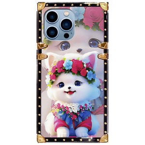 <span class=keywords><strong>เคส</strong></span>โทรศัพท์มือถือ TPU สี่เหลี่ยมพิมพ์ลายสุนัขดอกไม้น่า<span class=keywords><strong>รัก</strong></span>สำหรับ Samsung A25 A05S A14 A34 A24 A15 A54 A73 A13 - Product Image 6