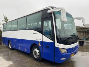 รถบัสซันลองมือสอง รุ่น SLK6850 37 ที่นั่ง เครื่องยนต์ดีเซลยูชัย 162 กิโลวัตต์ ยูโร 3 รถโค้ชมือสอง ยาว 8 เมตร ผลิตในจีน รถบัสคุณภาพดี - Product Image 3