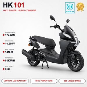 Scooter sportif <span class=keywords><strong>125cc</strong></span>, phare LED double, petit pare-brise, compteur numérique LCD, freinage CBS, allumage sans clé, réservoir de 8 litres - Product Image 1