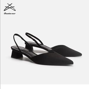 Scarpe Eleganti da <span class=keywords><strong>Donna</strong></span> con <span class=keywords><strong>Tacco</strong></span> <span class=keywords><strong>Basso</strong></span> e Fibbia Punta Quadrata <span class=keywords><strong>Sandali</strong></span> Estivi Tacchi Alti Décolleté da <span class=keywords><strong>Donna</strong></span> - Product Image 4