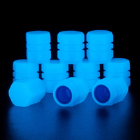 Nouveaux capuchons de valve lumineux fluorescents vert bleu, brillants la nuit, étanches, pour roues de voiture, moto, vélo, style de jantes, moyeu de roue