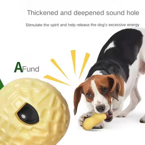 2025 nuovo e durevole giocattolo da masticare per cani divertente colorato tartaruga e arachidi eco-friendly sostenibile TPR simpatico giocattolo alla moda per animali domestici - Product Image 5