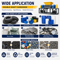 Machine de déchiquetage de déchets en plastique de machine de pneu de pneu en caoutchouc de broyeur pour la machine de recyclage