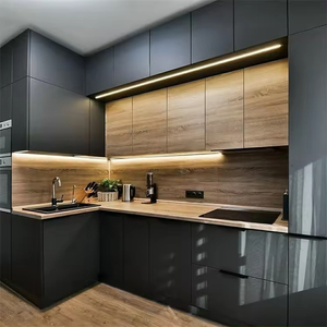 <span class=keywords><strong>Cuisine</strong></span> <span class=keywords><strong>italienne</strong></span> haut de <span class=keywords><strong>gamme</strong></span>, luxe moderne, armoire de <span class=keywords><strong>cuisine</strong></span> en acier inoxydable, évier, robinet, charnière, étanche, acier inoxydable 304, stratifié blanc - Product Image 2