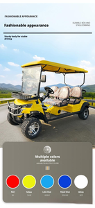 Carrito de Golf Eléctrico de Litio de 4 Plazas, Motor de 4KW Todoterreno, para Hoteles, Resorts y Campos de Golf, Cumple con la Normativa CE, Venta al Por Mayor - Product Image 4