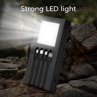Batterie externe portable à LED haute capacité 10000 mAh, modèle personnalisé en usine, nouvelle génération, puissance de sortie 10W, prix compétitif