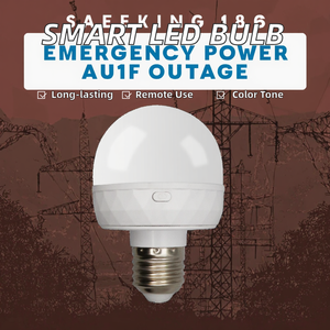 <span class=keywords><strong>Ampoule</strong></span> <span class=keywords><strong>LED</strong></span> Intelligente Rechargeable à Température de Couleur Réglable 6000K Lumière du Jour Dimmable Ra70-80 180lm PC E27 pour la Maison - Product Image 2
