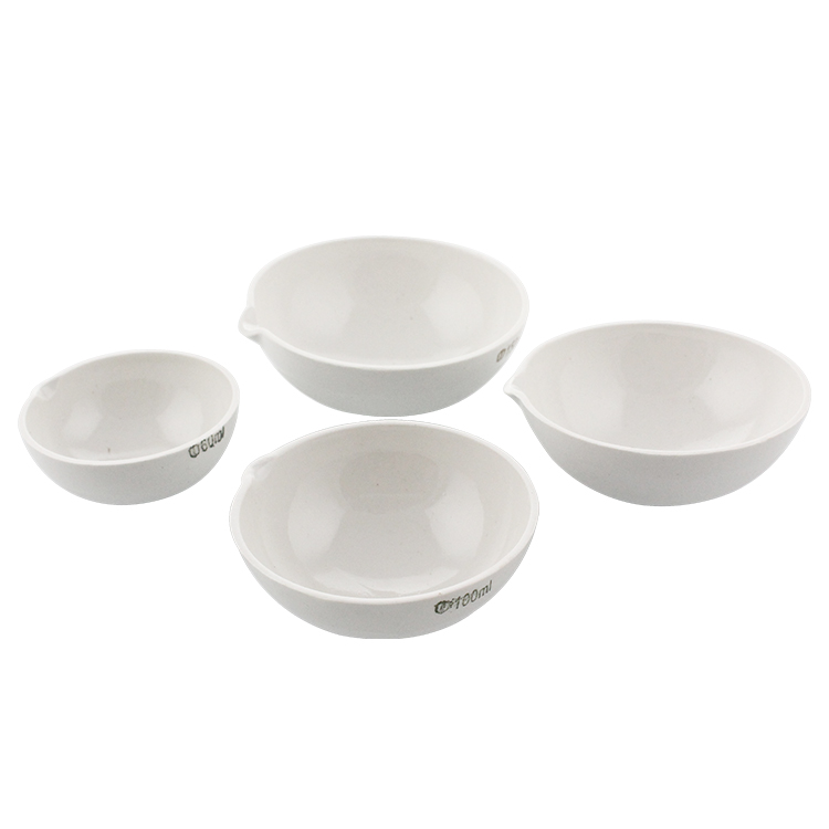 Керамическая тарелка для испарения на заказ, 60 мл, 100 мл, 125 мл, 150 мл, лабораторная белая тарелка для испарения